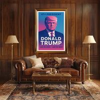 Donald Trump 47th President Poster