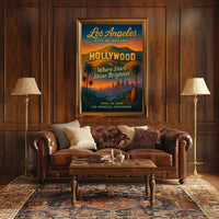 Los Angeles Dreamscape April 2024 Urban or Cityscape Poster