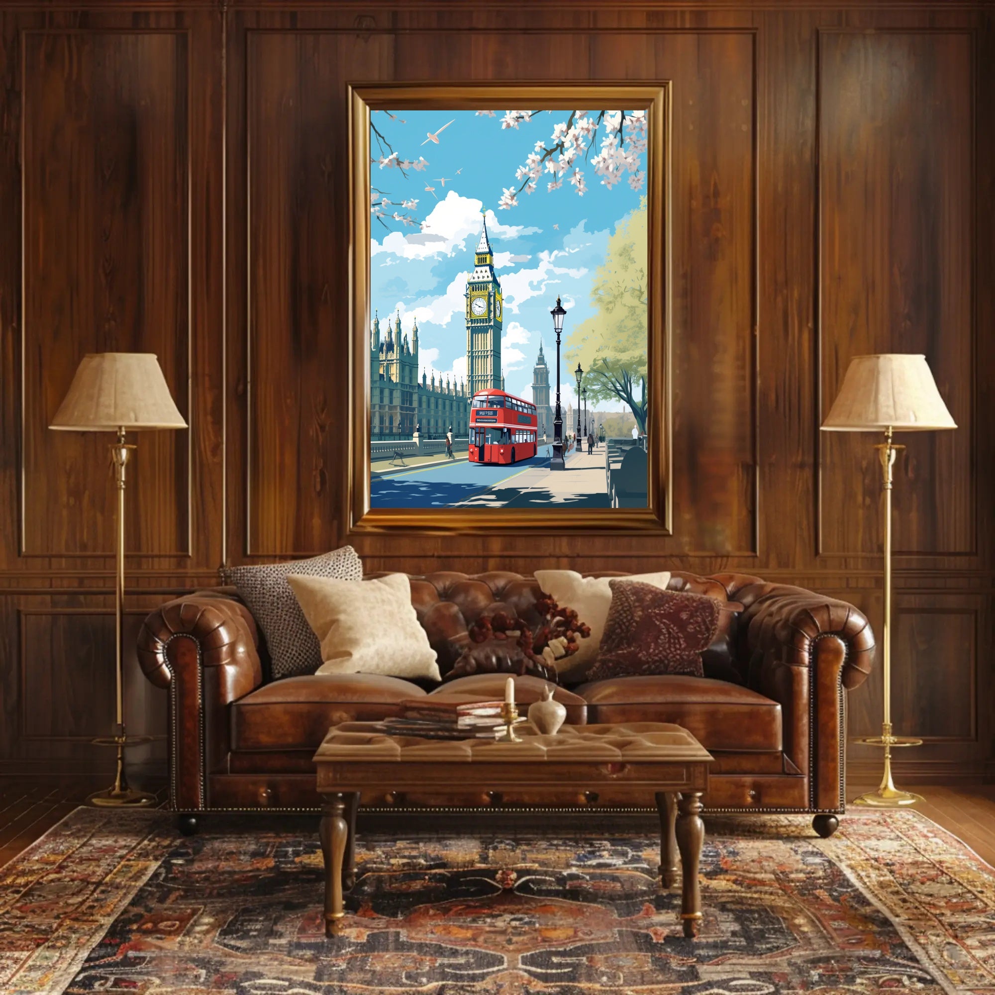 London In Springtime Poster