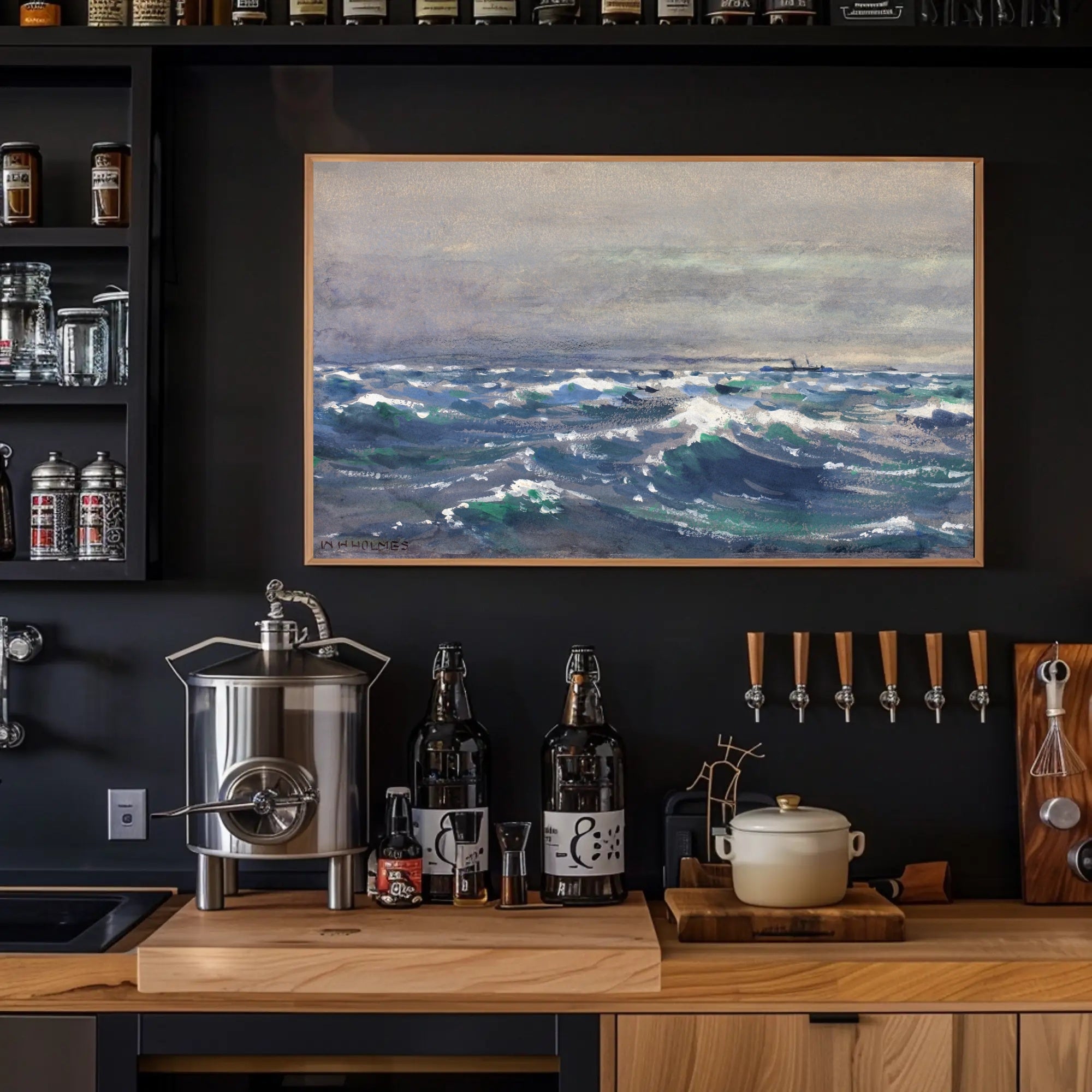 Seascape Serenity Poster