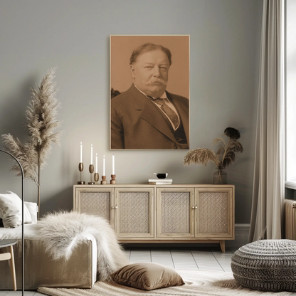 William Taft 27th President Sepia Photo
