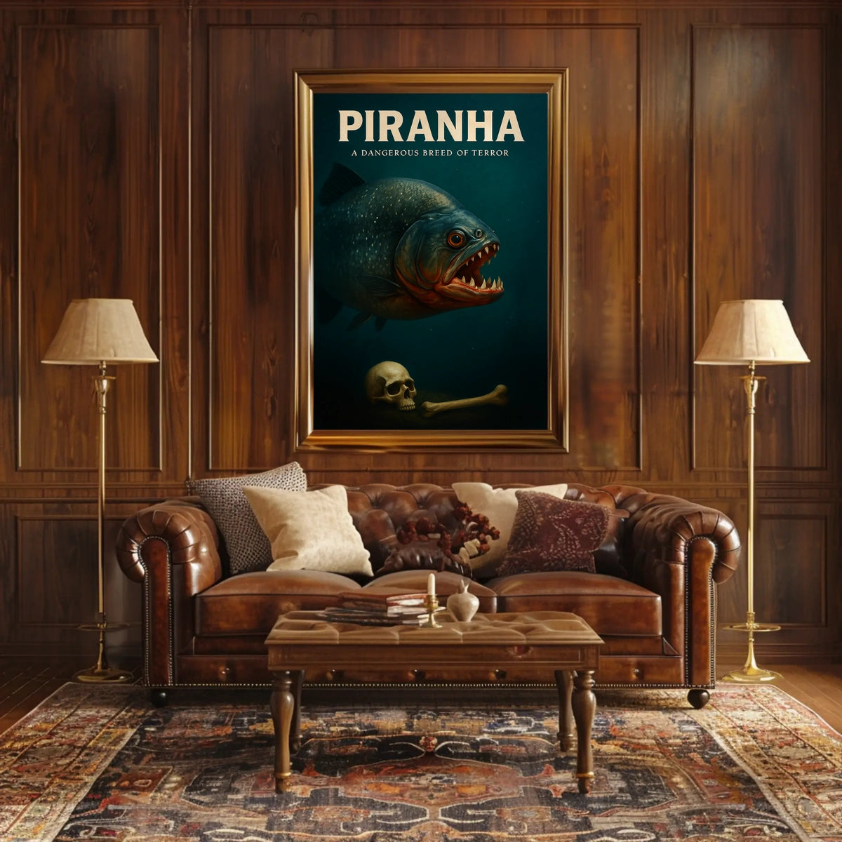 Piranha A Dangerous Breed of Terror Poster