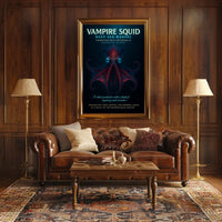Vampire Squid Deep Sea Marvel Poster