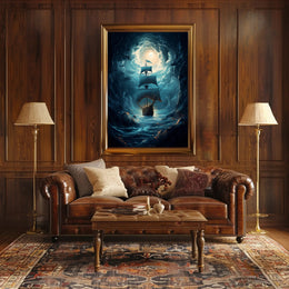 Voyage Through The Storm Poster PosterGoat