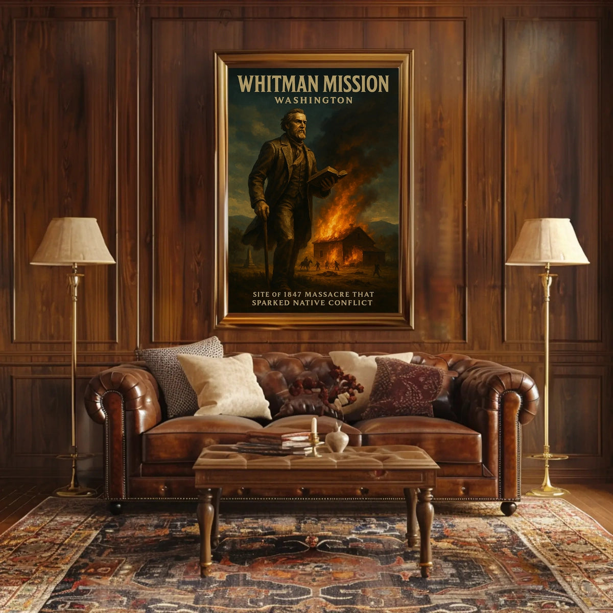 Whitman Mission Washington Poster