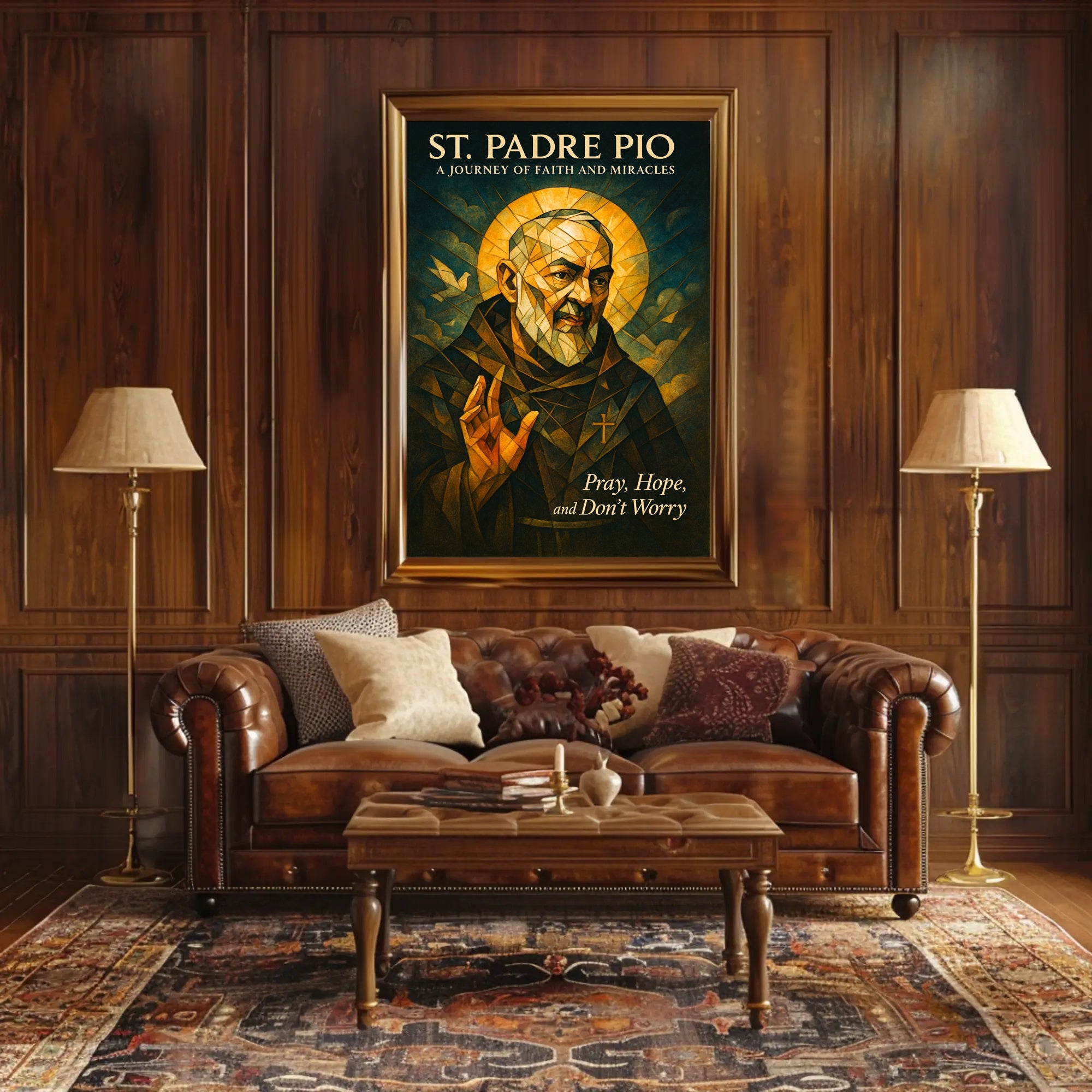St. Padre Pio A Journey of Faith Poster