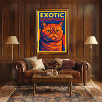 Exotic Shorthair Cat Poster