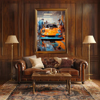 Racing Pit Stop Poster PosterGoat