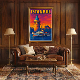 Istanbul A City of Timeless Beauty Poster