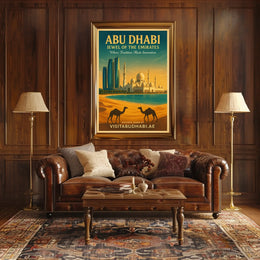 Abu Dhabi's Jewel Tradition Meets Innovation Travel Poster