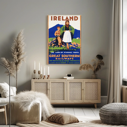 Vintage Poster - Ireland Land of Eternal Youth