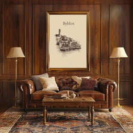 Byblos Ancient Port City Poster