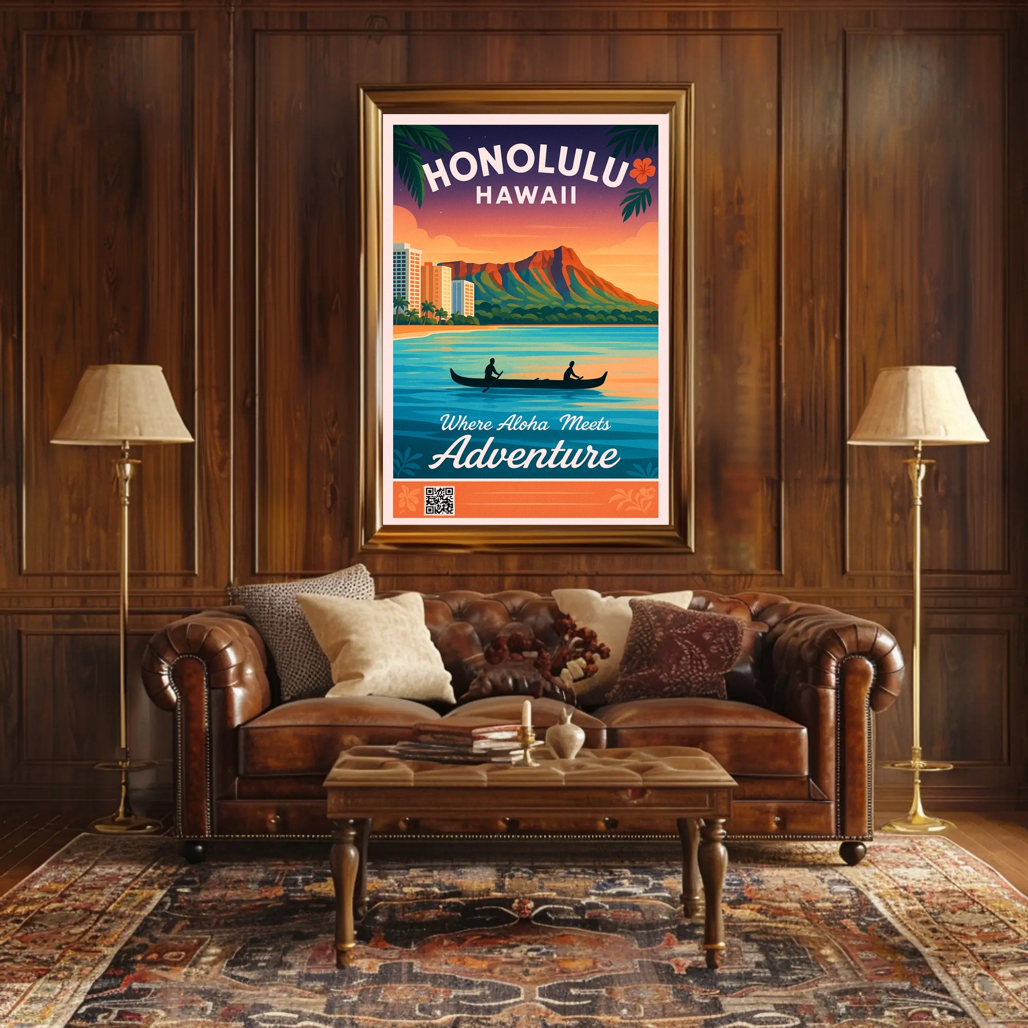 Honolulu Adventure Poster PosterGoat