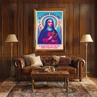 Blessed Adeline A Beacon Of Faith Poster