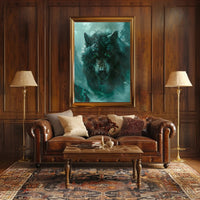 The Fierce Wolf Poster PosterGoat