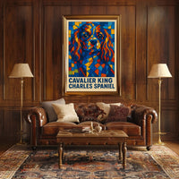 Cavalier King Charles Spaniel Art Poster