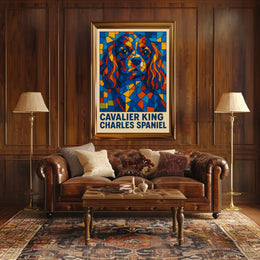 Cavalier King Charles Spaniel Art Poster