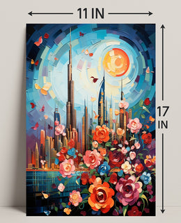 Blossoming Metropolis Poster
