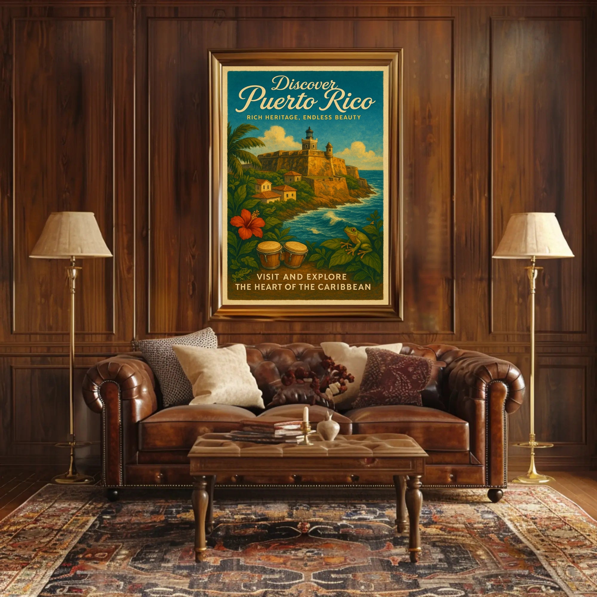Discover Puerto Rico Wall Art Print PosterGoat