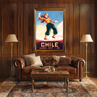 Chile Alegría, Nieve Y Sol Poster