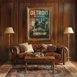 Spirit Of Detroit Poster