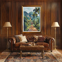Rio de Janeiro Tropical Travel Poster PosterGoat
