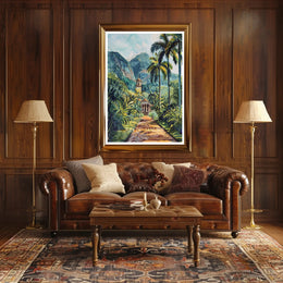 Rio de Janeiro Tropical Travel Poster PosterGoat