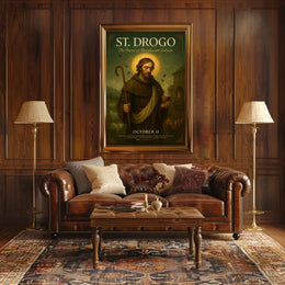 St. Drogo The Patron of Miracles and Solitude Poster PosterGoat
