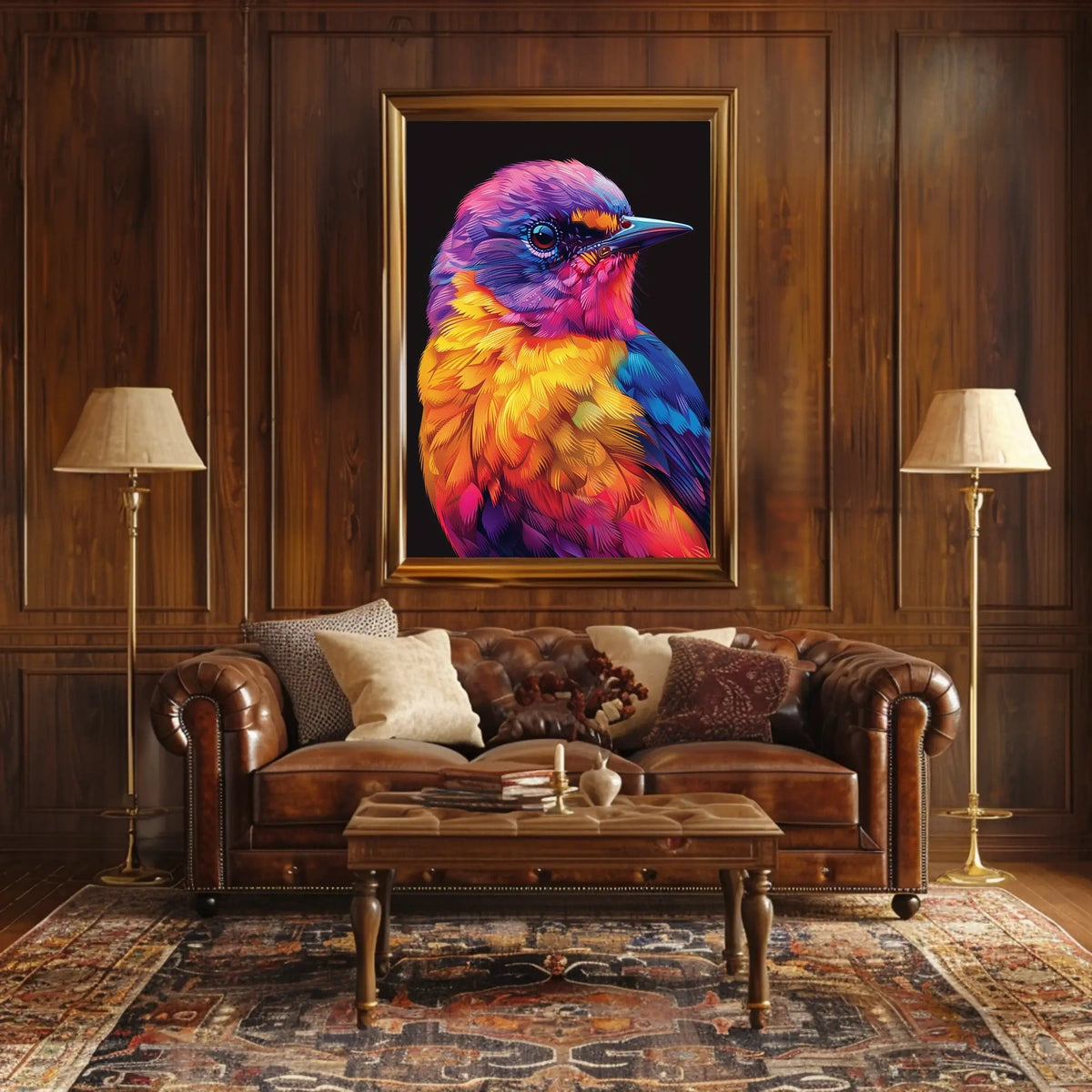 Vibrant Avian Artistry Poster