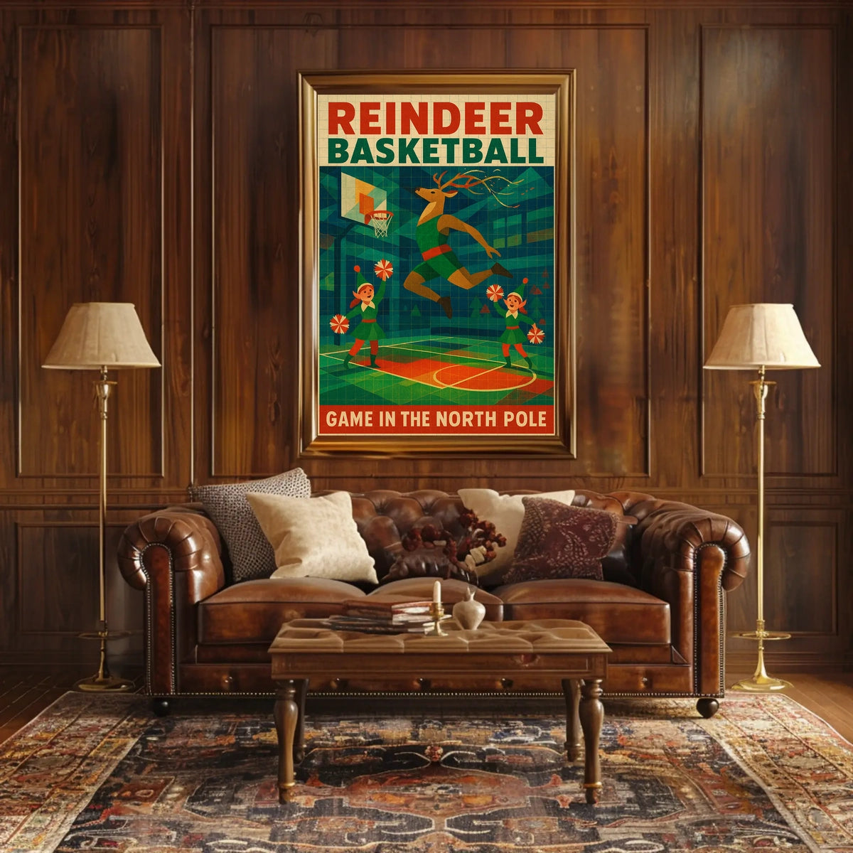 Reindeer Basketball Extravaganza Poster
