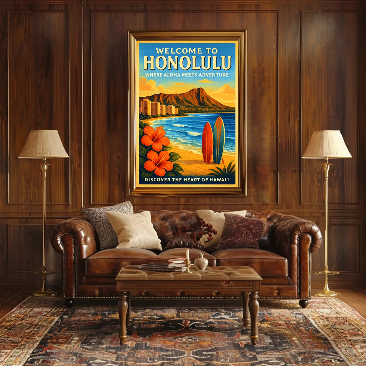 Welcome to Honolulu Poster