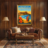 Welcome to Honolulu Poster