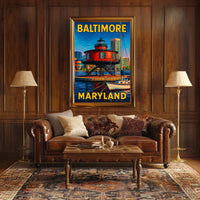 Baltimore Harbor Lighthouse Poster