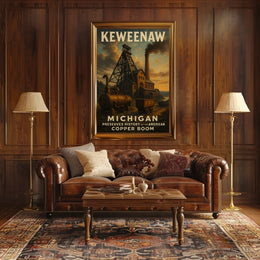 MichiganS Copper Boom Poster