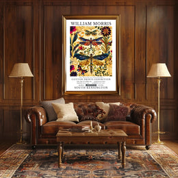 William Morris Inspired Exhibition Art Nouveau Poster
