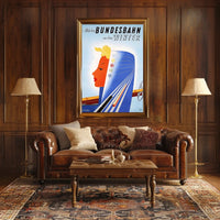 Journey With The Bundesbahn Into Winter Poster