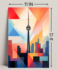 Geometric Skyline Poster