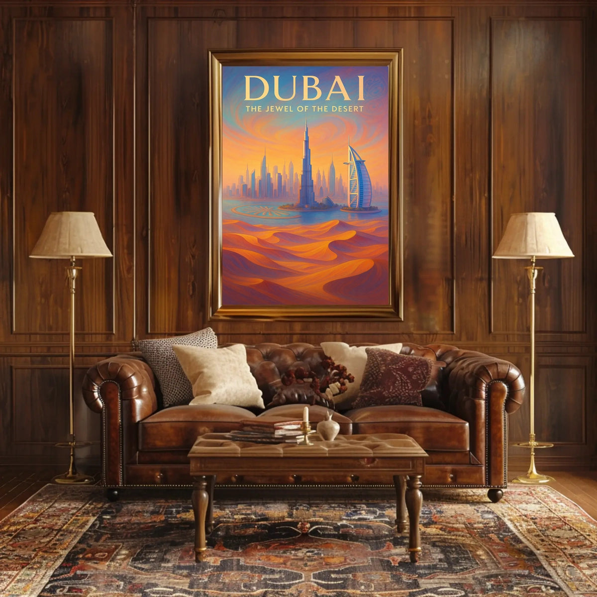 Dubai Jewel Of The Desert Poster For Modern Home Decor