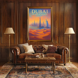 Dubai Jewel Of The Desert Poster For Modern Home Decor