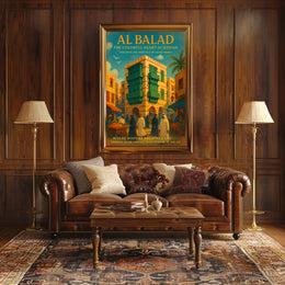 Al Balad The Colorful Heart Of Jeddah Poster