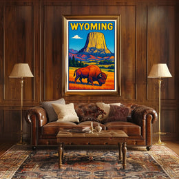 Wyoming Wilderness Poster