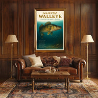 Majestic Walleye Poster