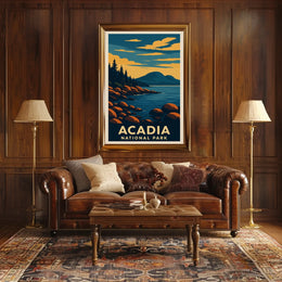 Acadia National Park Scenic Wanderlust Poster