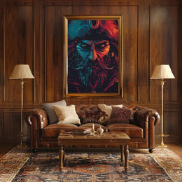 Pirate Adventure Poster: Bold Modern Art Print PosterGoat