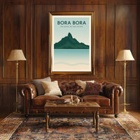 Bora Bora Vintage Travel Poster Masterpiece PosterGoat