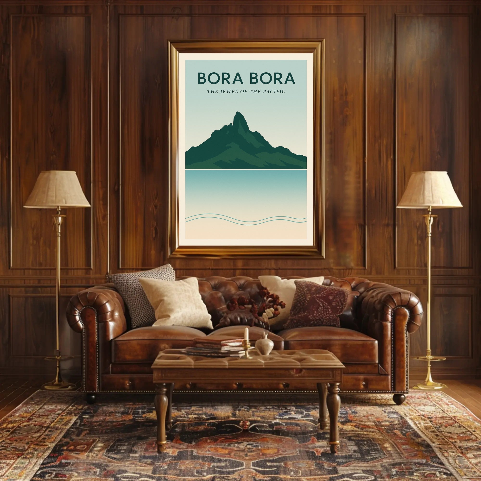 Bora Bora Vintage Travel Poster Masterpiece PosterGoat