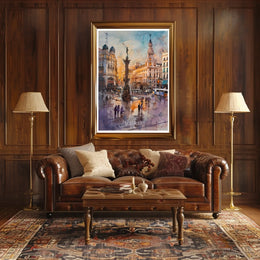 Madrid A Vibrant Cityscape Poster