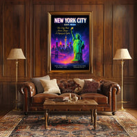 New York City A Legacy of Lights Poster PosterGoat