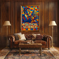 Political Science Mosaic Poster