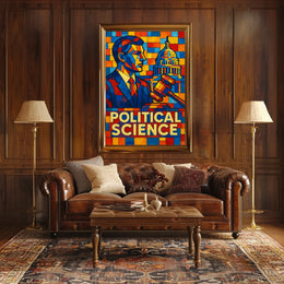 Political Science Mosaic Poster